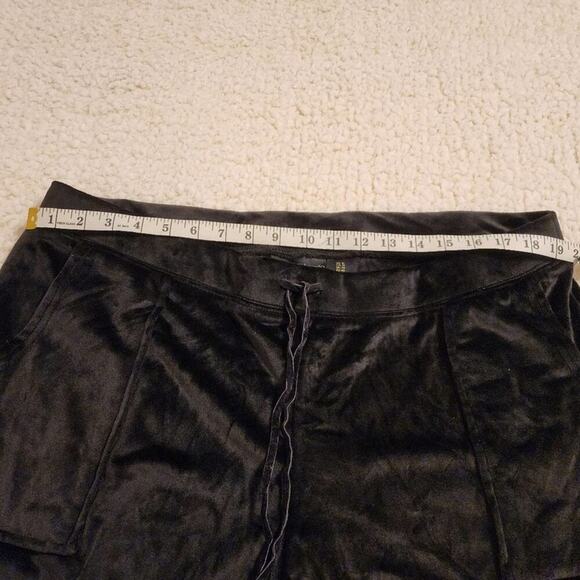 House Of Harlow 1960 Nicole Richie Black Velvet Velour Jogger Pants plus size 1X - Picture 5 of 9